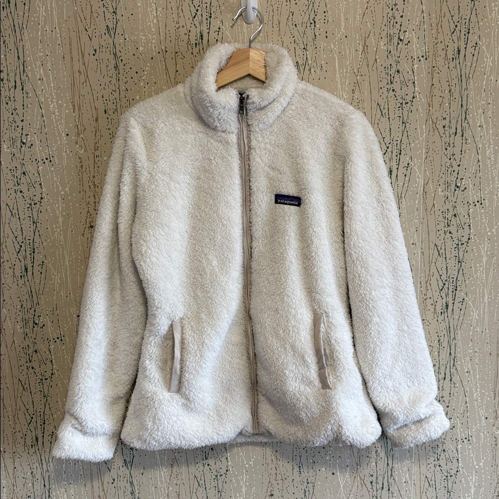 Patagonia Los Gatos Fleece Jacket Birch White size M - Picture 2 of 8